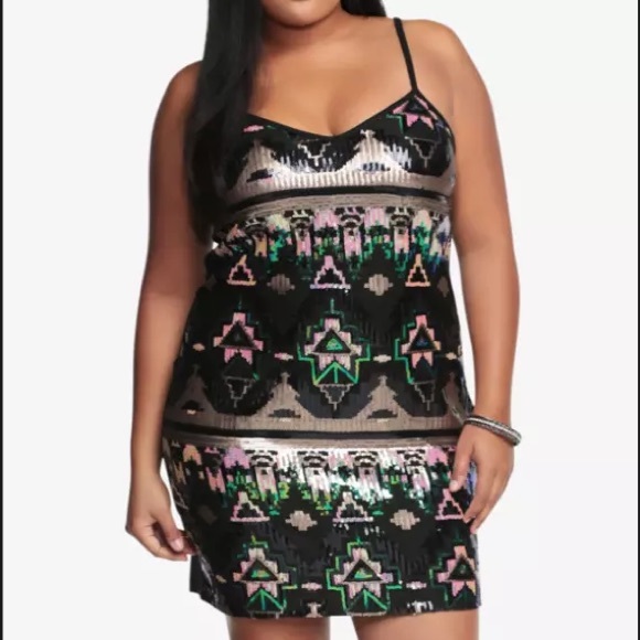 torrid sequin dress